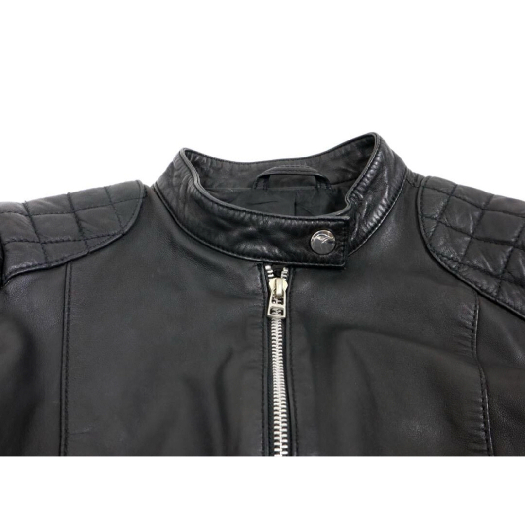 【美品】Goosecraft グースクラフト シングル ライダース ジャケット レディースのジャケット/アウター(ライダースジャケット)の商品写真