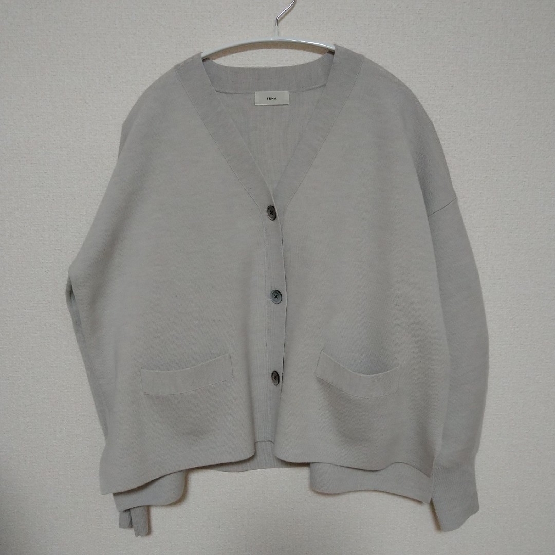 IENA(イエナ)のIENA スーパーファインスムース ショートカーディガン レディースのトップス(カーディガン)の商品写真