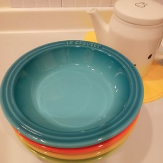 LE CREUSET - ルクルーゼ アボカドディッシュ 2点セットの通販 LE CREUSET - ルクルーゼ アボカドディッシュ 2点セットの通販