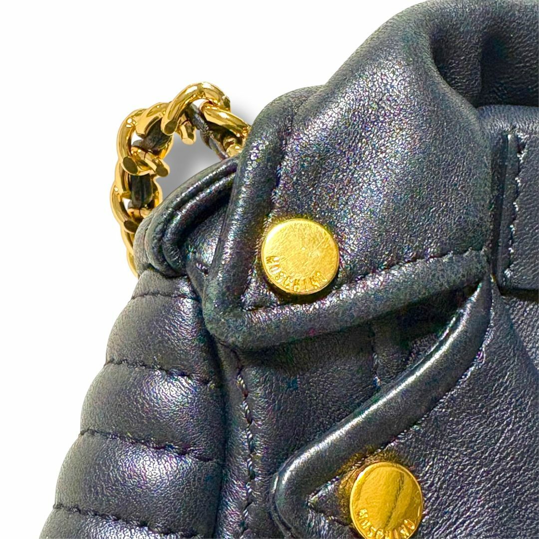 美品 モスキーノ リュック バッグ バックパック バイカー
