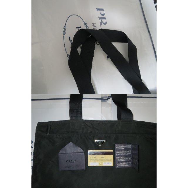 PRADA(プラダ)の●GW旅行8.5万黒Gカード有プラダ大ショッピング携帯トートショルダーバッグ良美 メンズのバッグ(トートバッグ)の商品写真