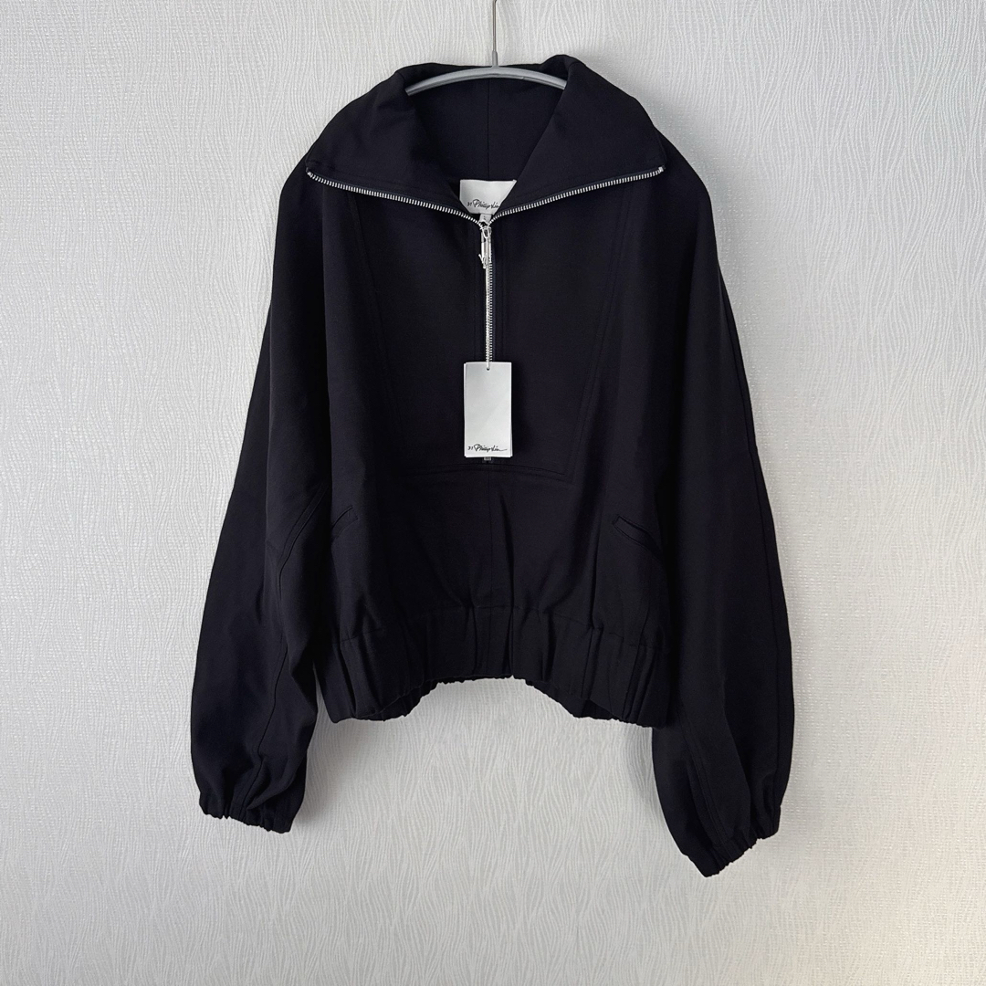 【新品】3.1 Phillip Lim ネイビー 長袖 ジップ カットソー 3.1 Phillip Lim ネイビー 長袖 ジップ カットソー
