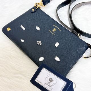 A.D.M.J. - 【良品タグ付き】A.D.M.J クリスタルガラス レザー A.D.M.J. - 【良品タグ付き】A.D.M.J クリスタルガラス レザー