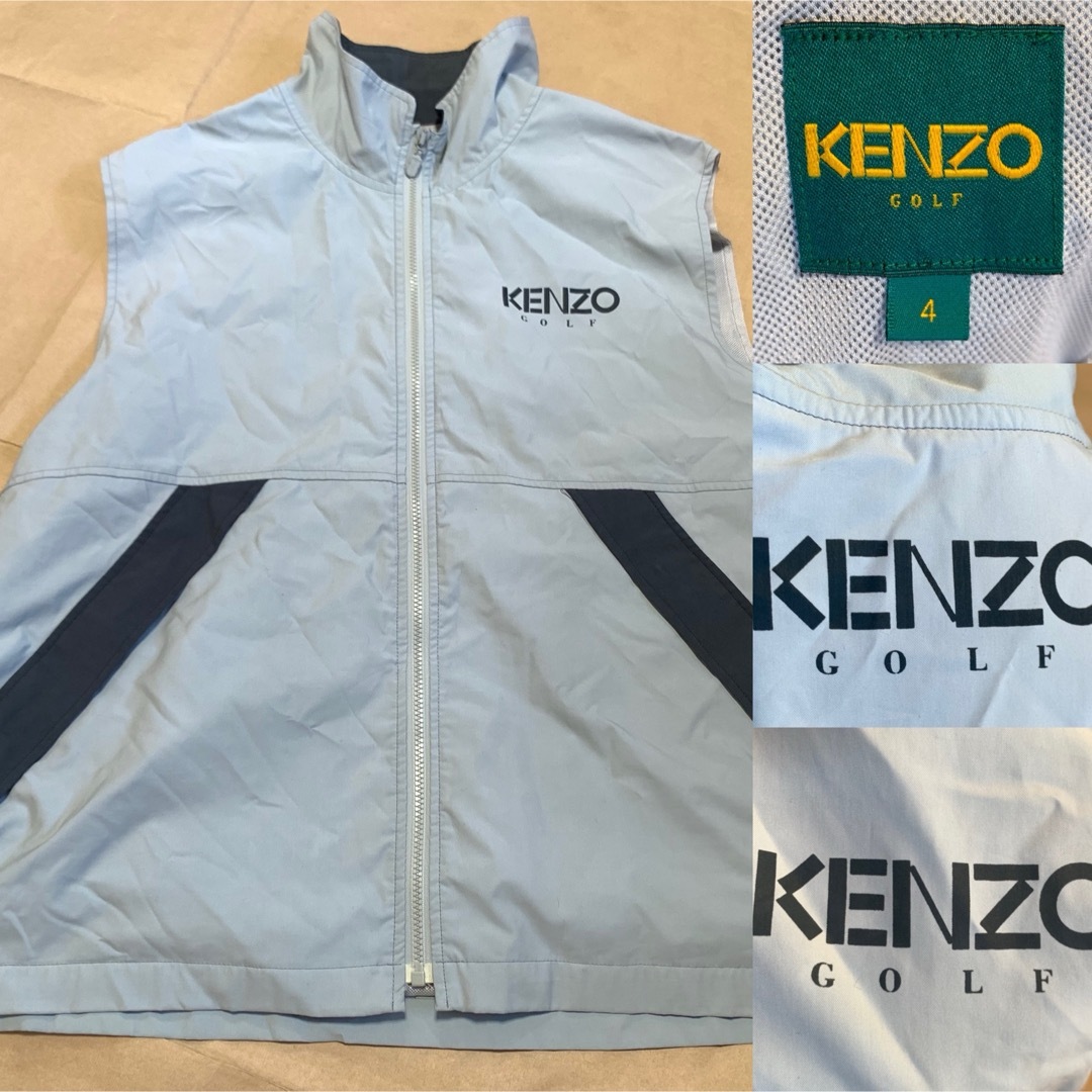 KENZO - 90s KENZO GOLF ベスト ケンゾー ゴルフ 4 XL 大きめの