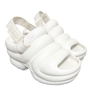 UGG - UGG MAXI SLIDE LOGO マキシスライドロゴサンダル 中古品 UGG - UGG MAXI SLIDE LOGO マキシスライドロゴサンダル 中古品