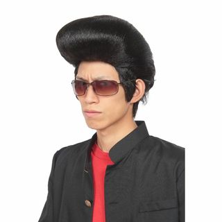 【新着商品】カツランド つっぱり リーゼント ウィッグ コスチューム用小物 男女(その他)