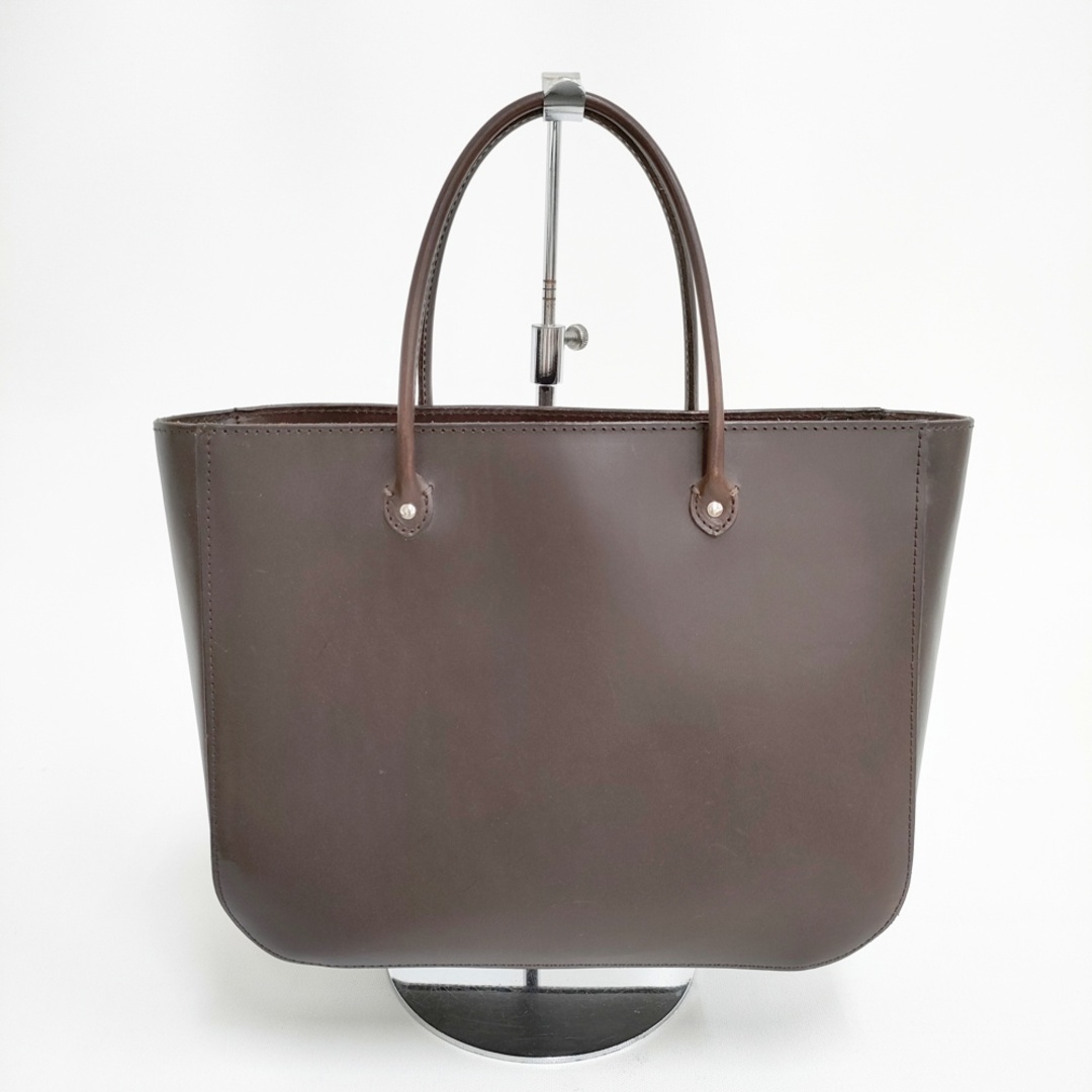 ARTS&SCIENCE - ARTS&SCIENCE Simple box bag レザー トートバッグ ブラウン レディース アーツ&サイエンス【中古】5-0227G◎
