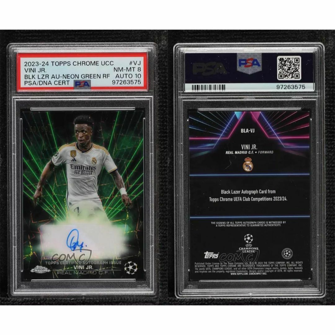 99枚限定 2023 Topps Chrome VINI JR 直筆サイン