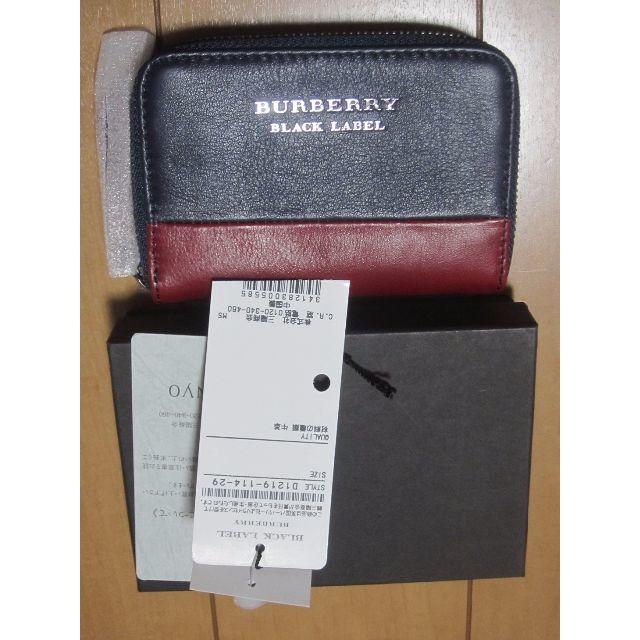 BURBERRY - 新品★バーバリーブラックレーベル★キーホルダー付小銭入れ