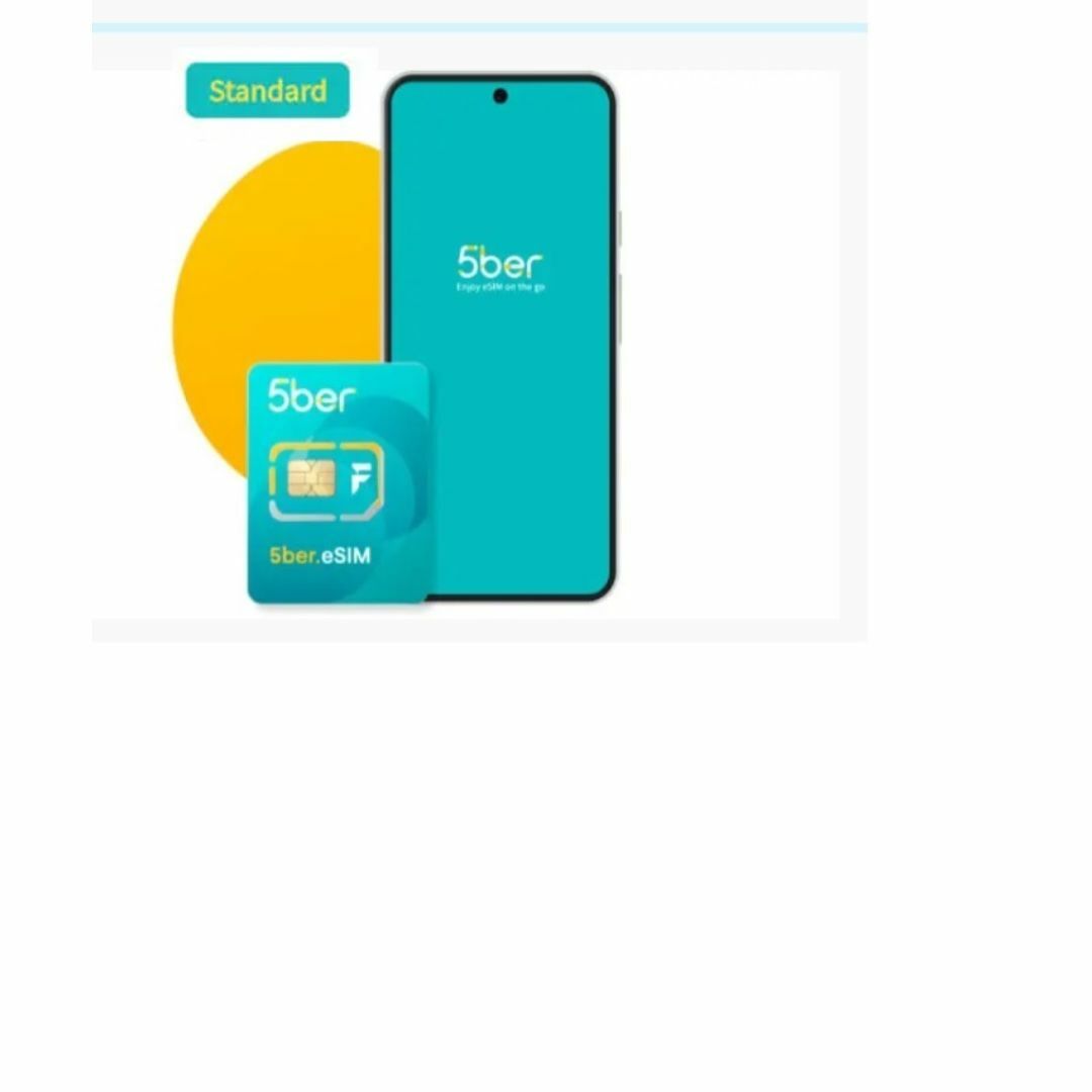 ★送料無料★5ber eSim スタンダード スマホ/家電/カメラのスマートフォン/携帯電話(その他)の商品写真