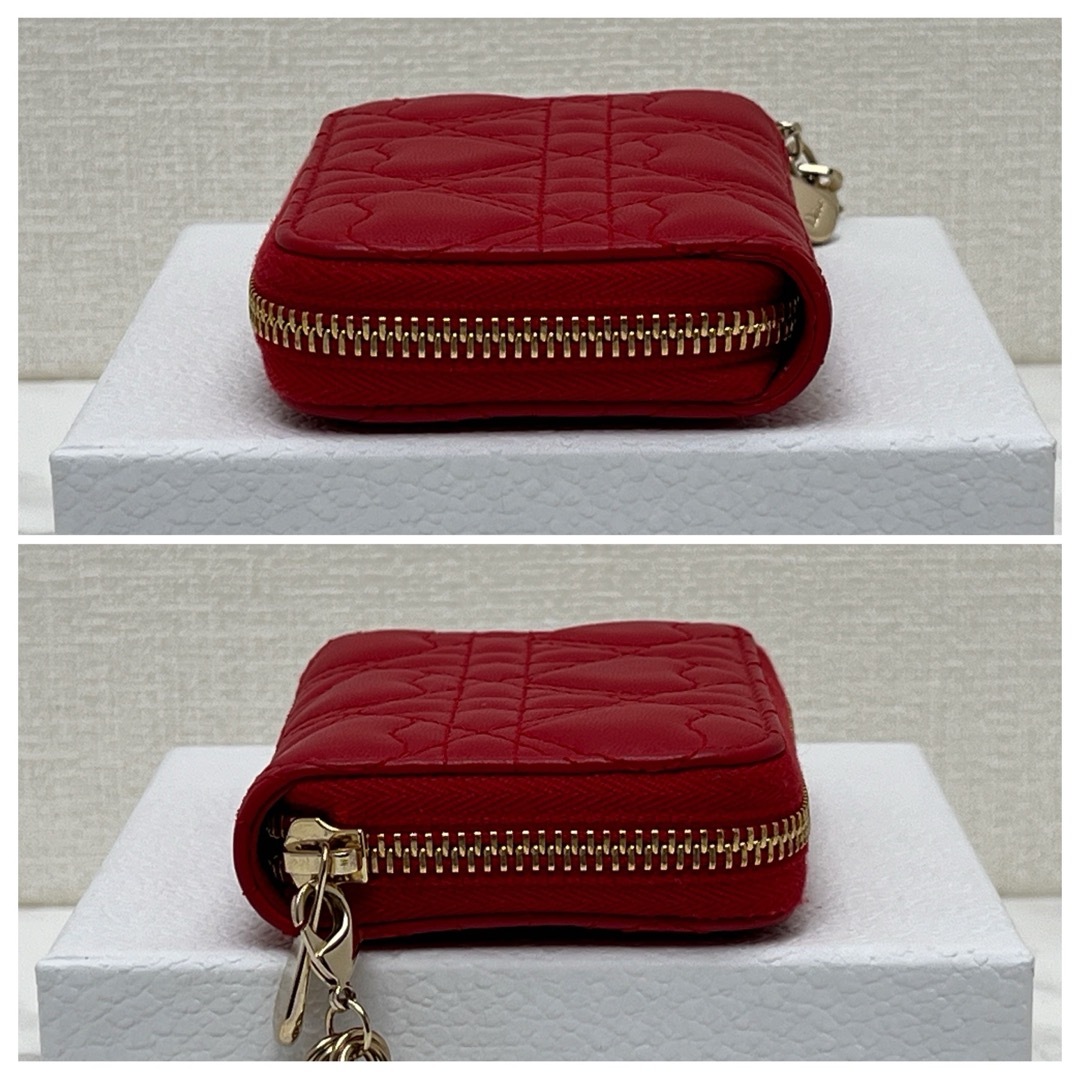 【70％OFF】 ディオール Dior Voyageur スモール ジップコインケース レッド 小物