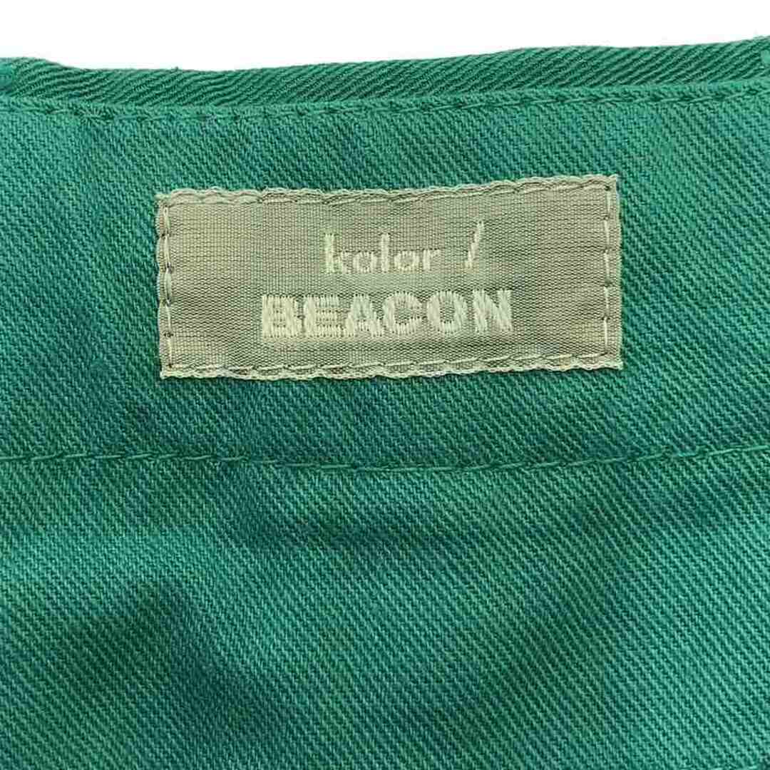 kolor BEACON(カラービーコン)のkolor BEACON / カラービーコン | パッカリングテーパードパンツ | 3 | グリーン系 | メンズ メンズのパンツ(その他)の商品写真