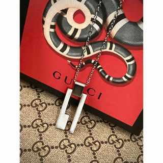 GUCCI - GUCCI adidasコラボ ネックレス ボールチェーン 箱付き GUCCI - GUCCI adidasコラボ ネックレス ボールチェーン 箱付き