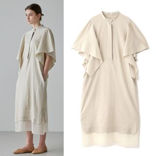 ADORE - アドーア 23AW メモリークロスワンピース ロング 長袖 ADORE - アドーア 23AW メモリークロスワンピース ロング 長袖
