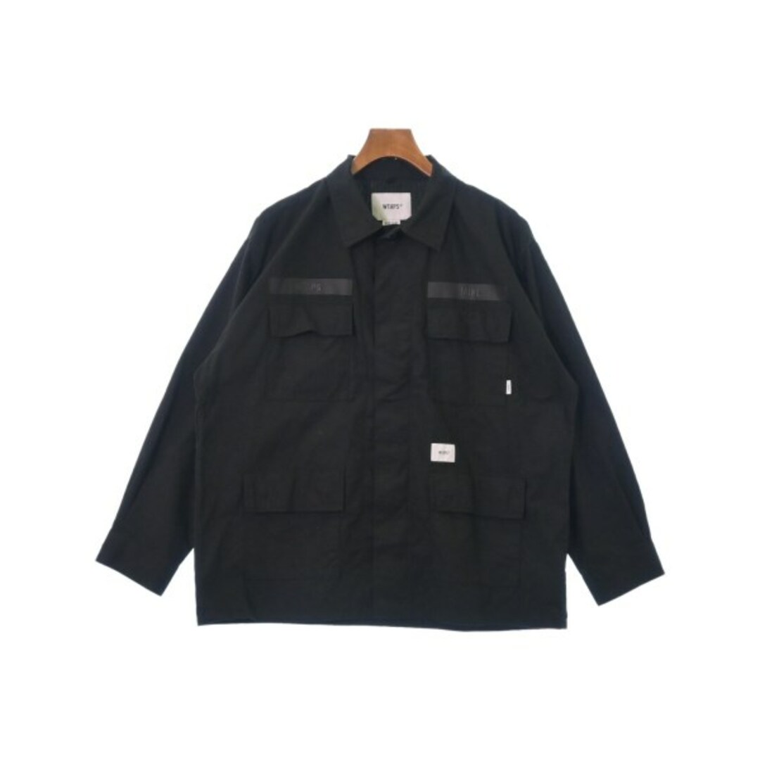 WTAPS ダブルタップス カバーオール 2(M位) 黒 【古着】【中古】