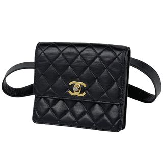 CHANEL(ボディバッグ/ウエストポーチ ・ ブラック/黒色系)の CHANEL(ボディバッグ/ウエストポーチ ・ ブラック/黒色系)の