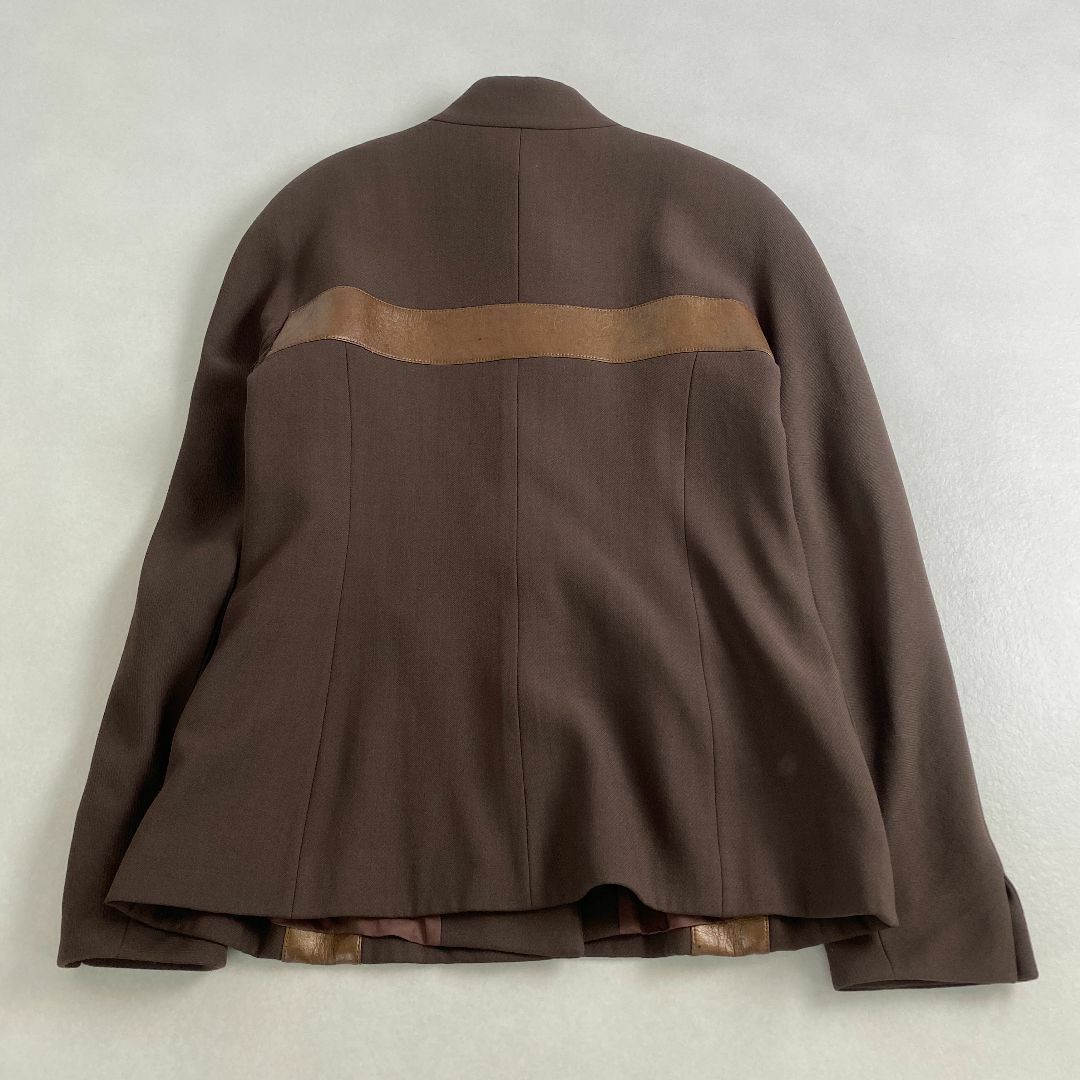 【楽ギフ_包装】 GIVENCHY - ジバンシー ノーカラージャケット ウール GIVENCHY ジャケット・アウター