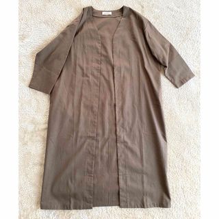 アイモハ(aimoha)のロングカーディガン★綿麻素材★新品未使用(カーディガン)