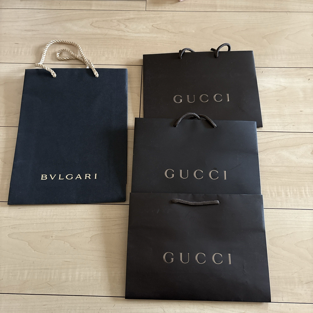 BVLGARI(ブルガリ)のGUCCI、BVLGARI ショッパー レディースのバッグ(ショップ袋)の商品写真