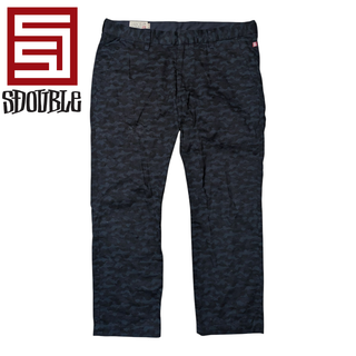 エスダブル(S/DOUBLE)のアーカイブ S/DOUBLE ネイビー カモフラ パンツ stussy(ワークパンツ/カーゴパンツ)