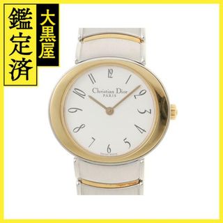 ディオール リヴァ ダイヤベゼル 21Pダイヤ 腕時計 D98-1014