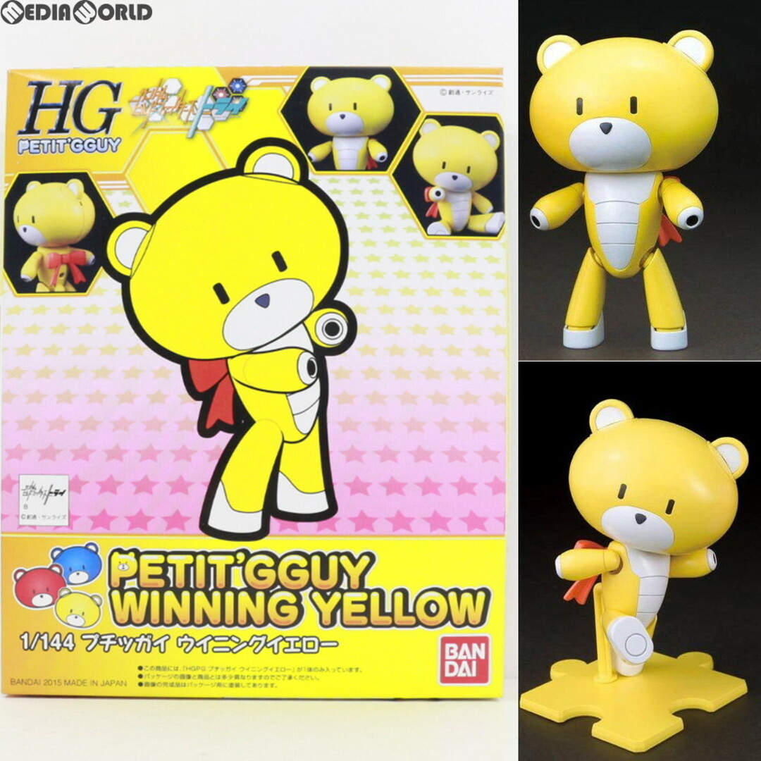 yellaw(イエロー)のHGPG 1/144 プチッガイ ウイニングイエロー ガンダムビルドファイターズトライ プラモデル(0200584) バンダイ エンタメ/ホビーのおもちゃ/ぬいぐるみ(プラモデル)の商品写真