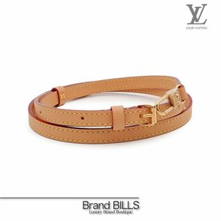 ルイヴィトン(LOUIS VUITTON)の新品 ルイ ヴィトン ショルダーストラップ ヌメ革 ベージュ ゴールド金具 スナップフック(その他)