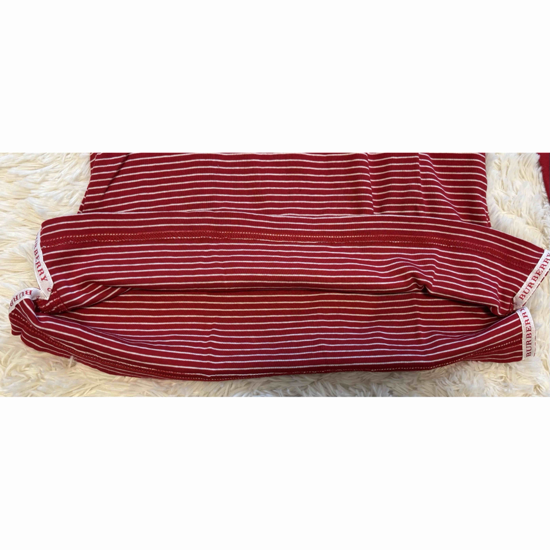 BURBERRY(バーバリー)のBURBERRY GOLF 重ね着風ゴルフウェア レッド ホースロゴ M スポーツ/アウトドアのゴルフ(ウエア)の商品写真
