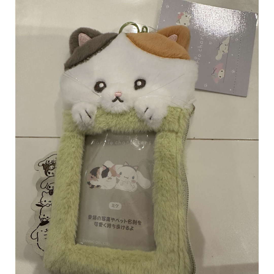 サンリオ(サンリオ)のミケ猫 サンリオ パスケース レディースのファッション小物(名刺入れ/定期入れ)の商品写真