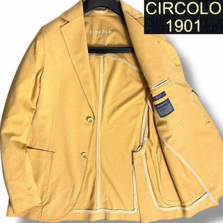 CIRCOLO 1901 - J7426 新品 チルコロ1901 ジャージージャケット CIRCOLO 1901 - J7426 新品 チルコロ1901 ジャージージャケット