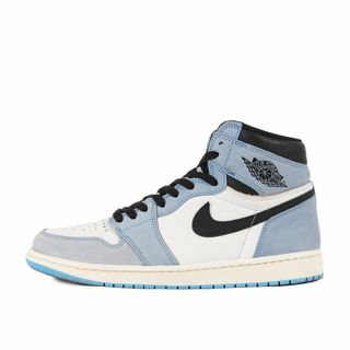 ナイキ(NIKE)のNIKE ナイキ サイズ:28.5cm / AIR JORDAN 1 RETRO HIGH OG UNIVERSITY BLUE (555088-134) / エアジョーダン1 レトロ ハイ / ホワイト ブラック ユニバーシティブルー / US10.5 / ハイカット スニーカー シューズ 靴【メンズ】【中古】(スニーカー)