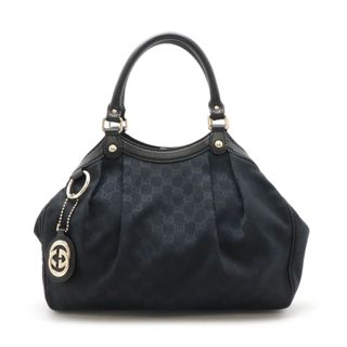 GUCCI - 美品 グッチ ホースビット柄 238695 キャンバス/レザー GUCCI - 美品 グッチ ホースビット柄 238695 キャンバス/レザー