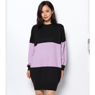 ジーヴィジーヴィ(G.V.G.V.)の新品1.9万 G.V.GV WIDE STRIPE JUMPER DRESS(ひざ丈ワンピース)