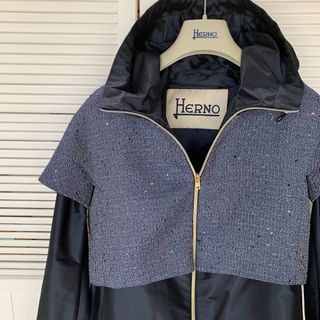 HERNO - 【定価30万!】☆Herno☆シルク☆チェスターコート HERNO - 【定価30万!】☆Herno☆シルク☆チェスターコート