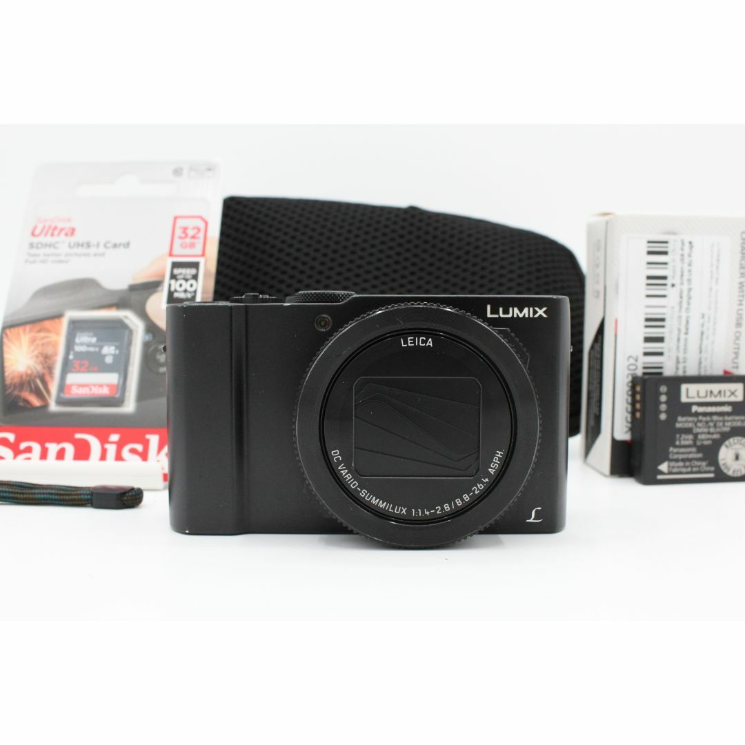 Panasonic - ＜＜付属品多数＞＞【訳アリ並品】Panasonic パナソニック LUMIX DMC-LX10K 3X 24-72mm F/1.4-2.8 Black #LE2025072
