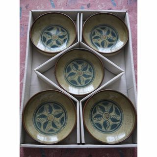 昭和レトロ　和食器　陶器製　鉄鉢　5個セット(食器)