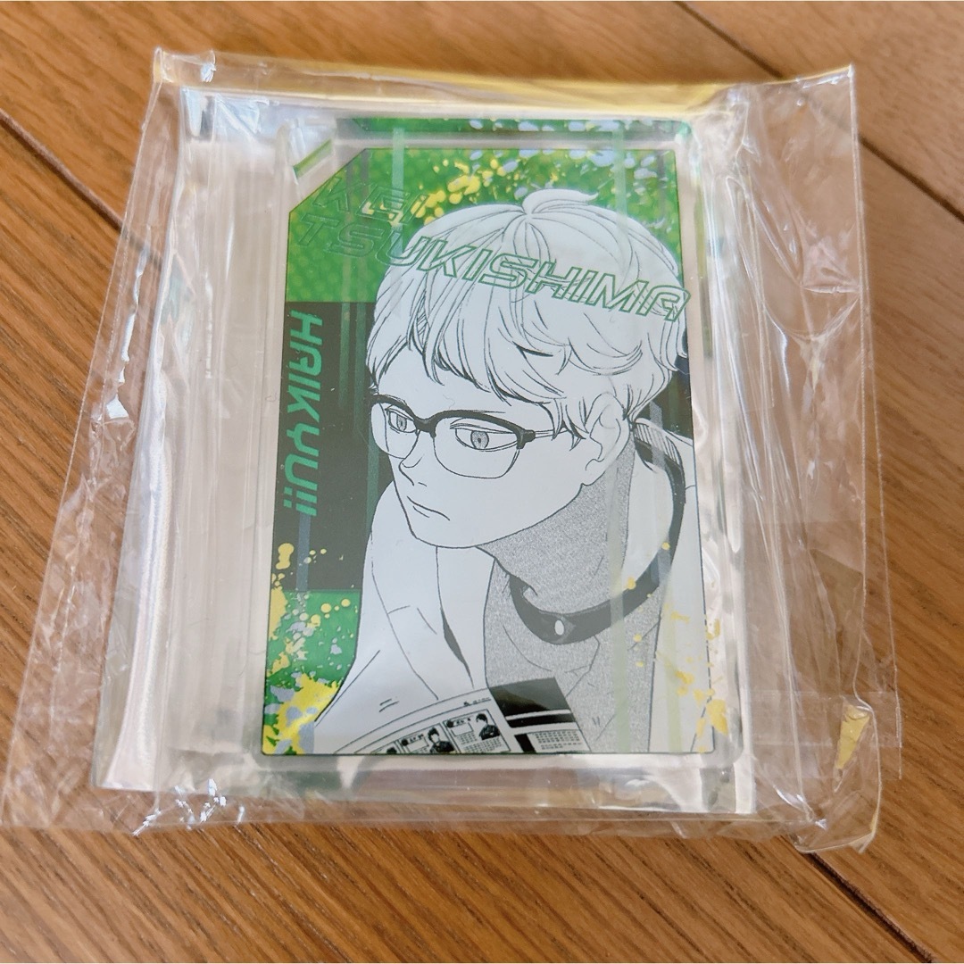 ハイキュー ドミノ風アクリルキーホルダーコレクション 月島蛍 ジャンプショップ エンタメ/ホビーのおもちゃ/ぬいぐるみ(キャラクターグッズ)の商品写真