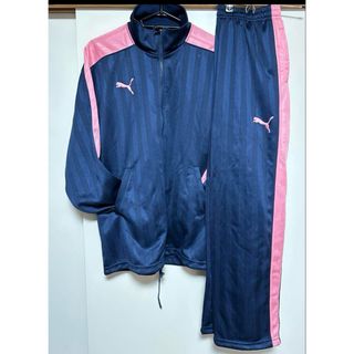 PUMA - プーマ ジャージ 上下セット ピンク×ホワイトの通販 by PUMA - プーマ ジャージ 上下セット ピンク×ホワイトの通販 by