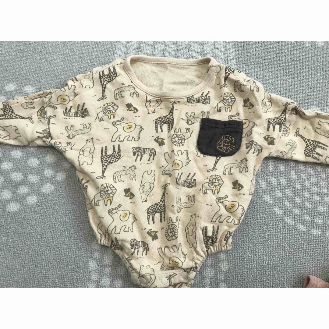 80サイズ　3点セット キッズ/ベビー/マタニティのベビー服(~85cm)(ロンパース)の商品写真
