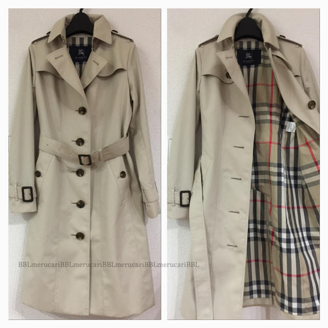 BURBERRY(バーバリー)の美品 バーバリー ロンドン トレンチコート シングル スプリングコート 日本製 レディースのジャケット/アウター(トレンチコート)の商品写真