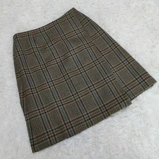 【Luxury Fabric KUMIKYOKU】ひざ丈スカート タックラップ(ひざ丈スカート)