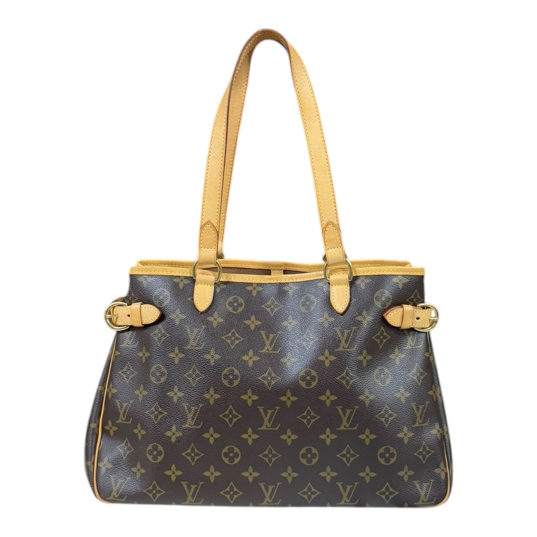 LOUIS VUITTON - ルイヴィトン バティニョール オリゾンタル モノグラム ショルダーバッグ モノグラムキャンバス M51154 ブラウン レディース LOUIS VUITTON  中古