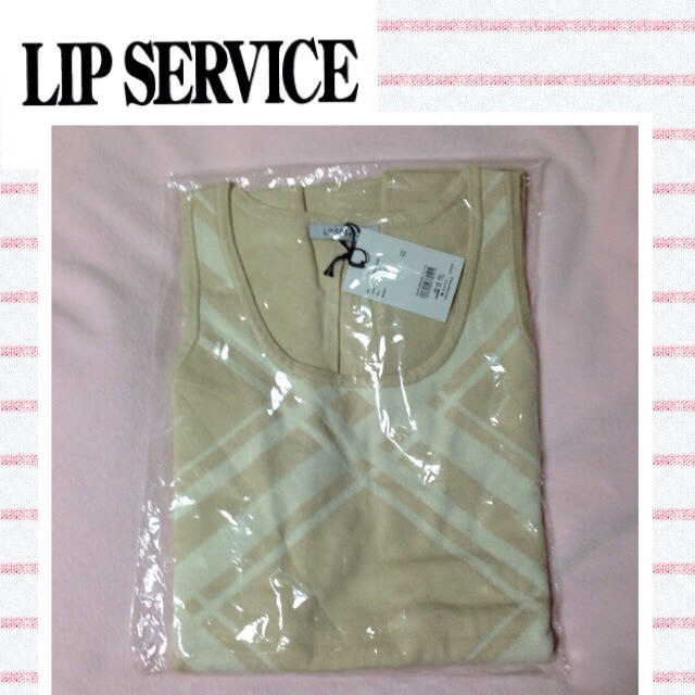 LIP SERVICE(リップサービス)のリップサービス 未開封 ニットワンピ レディースのワンピース(ミニワンピース)の商品写真