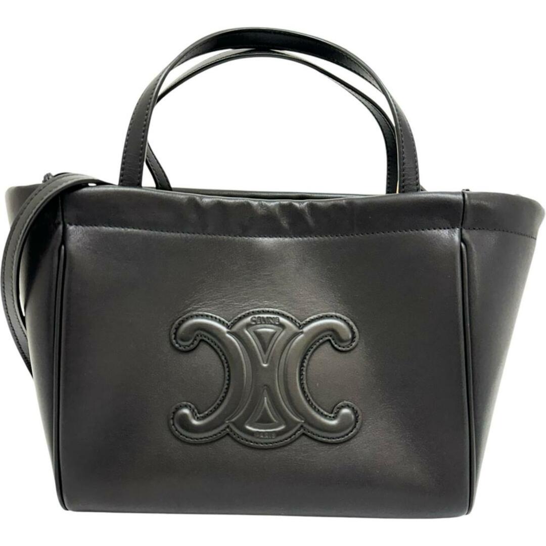 CELINE - セリーヌ ハンドバッグ ドローストリングバッグ キュイル トリオン