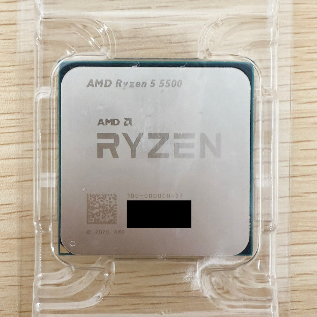AMD Ryzen 5 5500 新品バルク品 スマホ/家電/カメラのPC/タブレット(PCパーツ)の商品写真