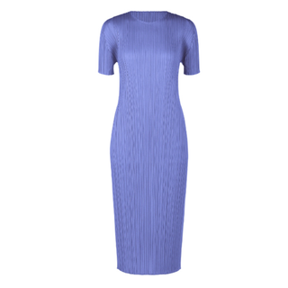 PLEATS PLEASE ISSEY MIYAKE(ワンピース ・ ブルー・ネイビー PLEATS PLEASE ISSEY MIYAKE(ワンピース ・ ブルー・ネイビー