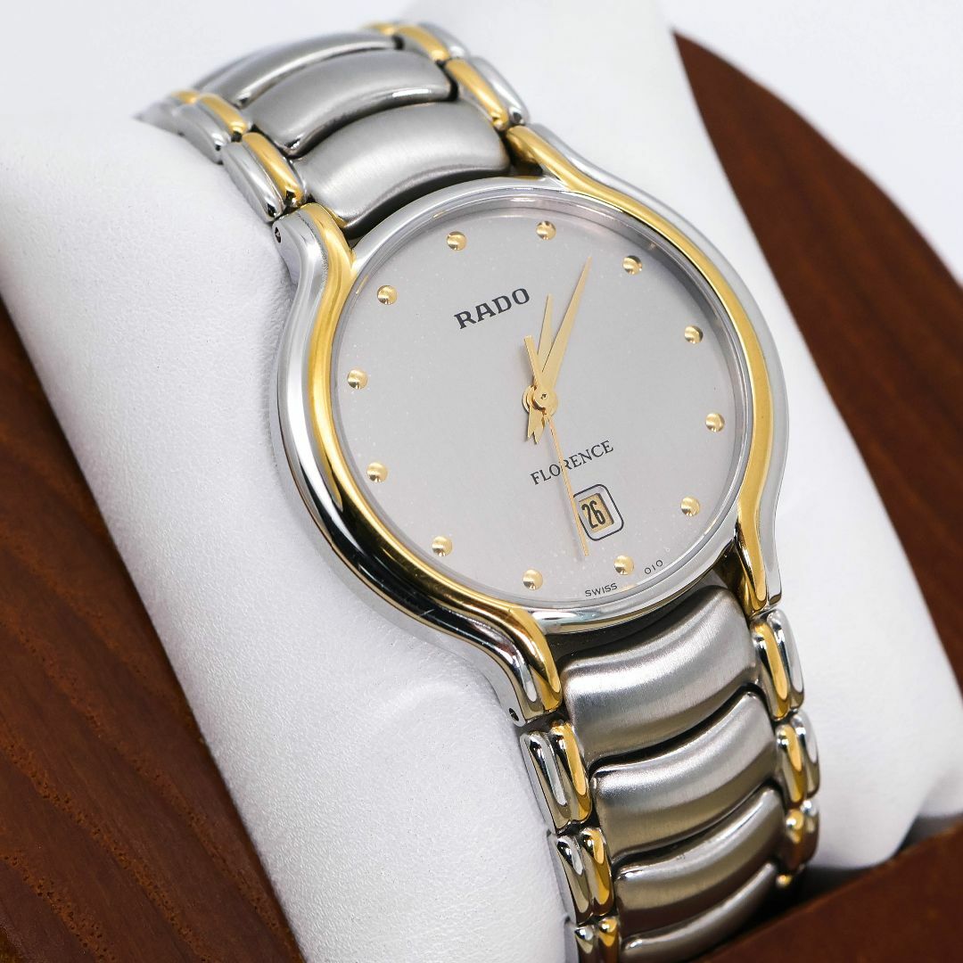 RADO - 稼働 RADO FLORENCE 腕時計 スイス製 純正ベルト 1175の RADO - 稼働 RADO FLORENCE 腕時計 スイス製 純正ベルト 1175の