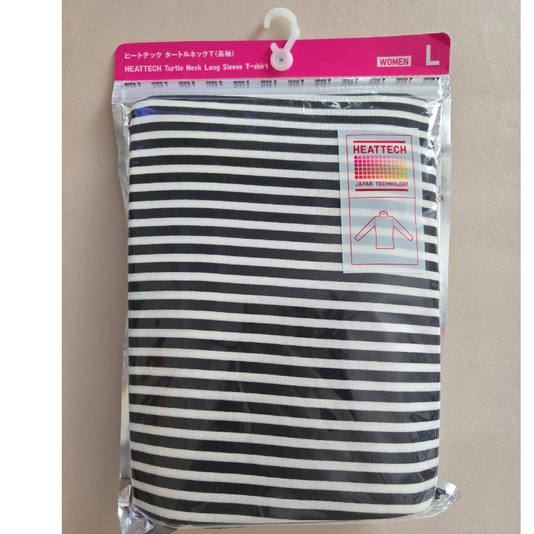 UNIQLO(ユニクロ)のUNIQLO ヒートテック タートルネックT(長袖) Lサイズ レディースの下着/アンダーウェア(アンダーシャツ/防寒インナー)の商品写真