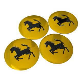 フェラーリ(Ferrari)のフェラーリ跳ね馬／ホイール センターキャップ アルミシール(車外アクセサリ)