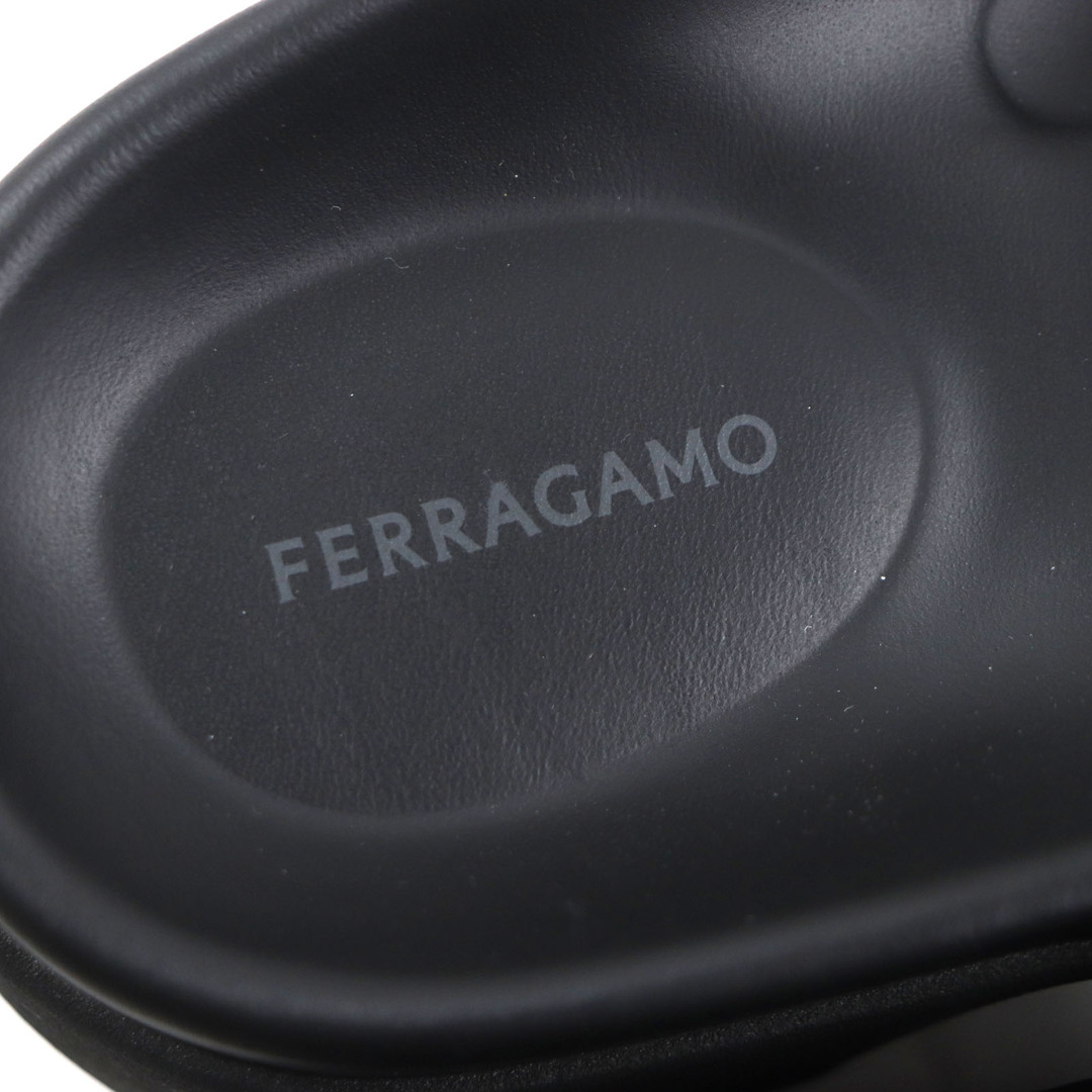 美品▽FERRAGAMO フェラガモ AIR LUG ロゴ刻印入り カーフレザー